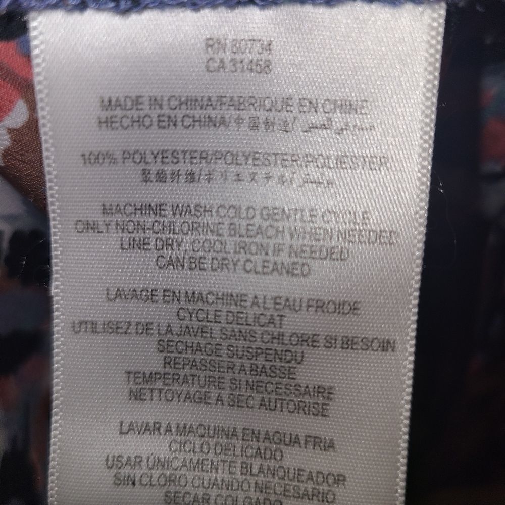 BCBGeneration Print Polyester Top  - Picture 4 of 5